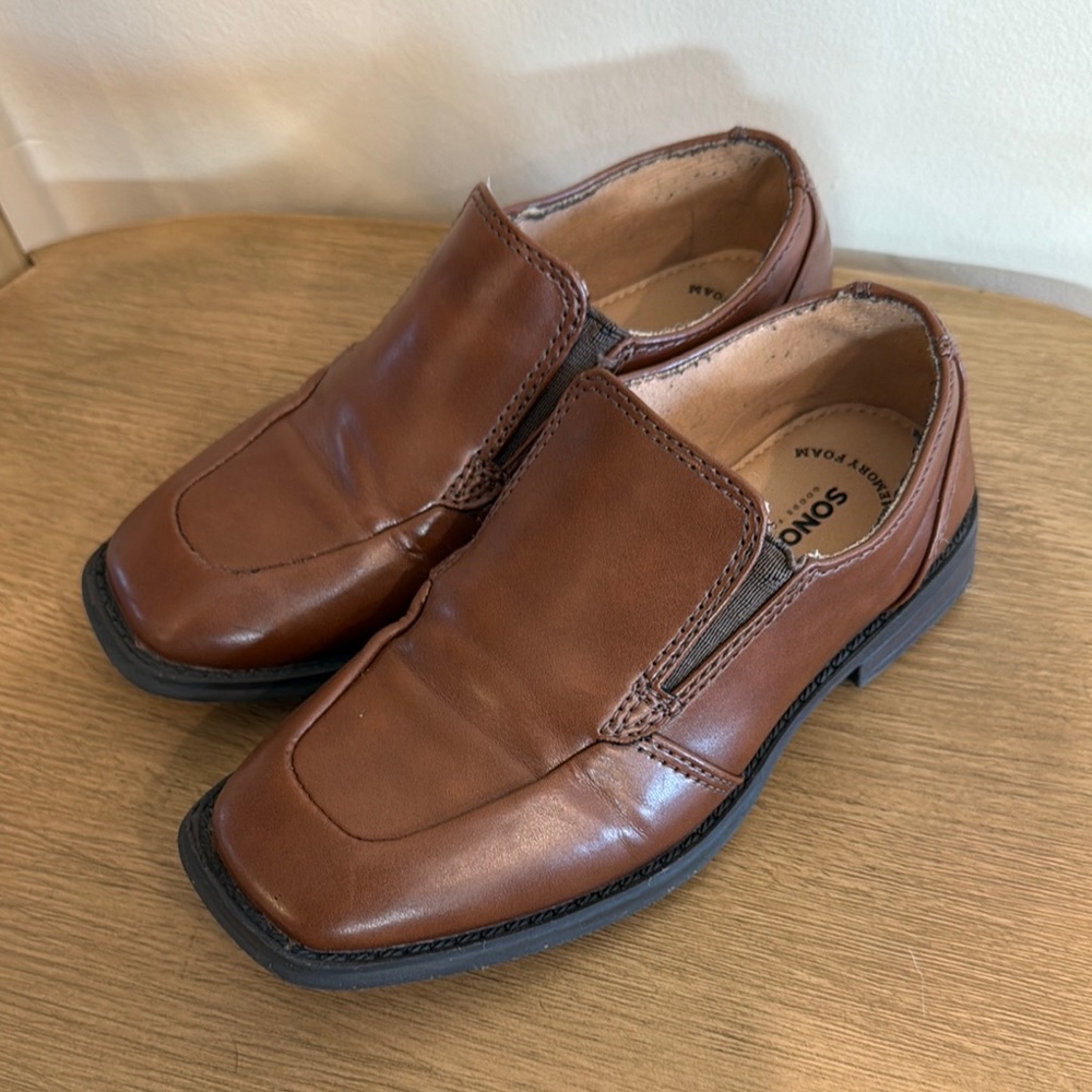 Sonoma Brown Leather Slip-On Loafers
